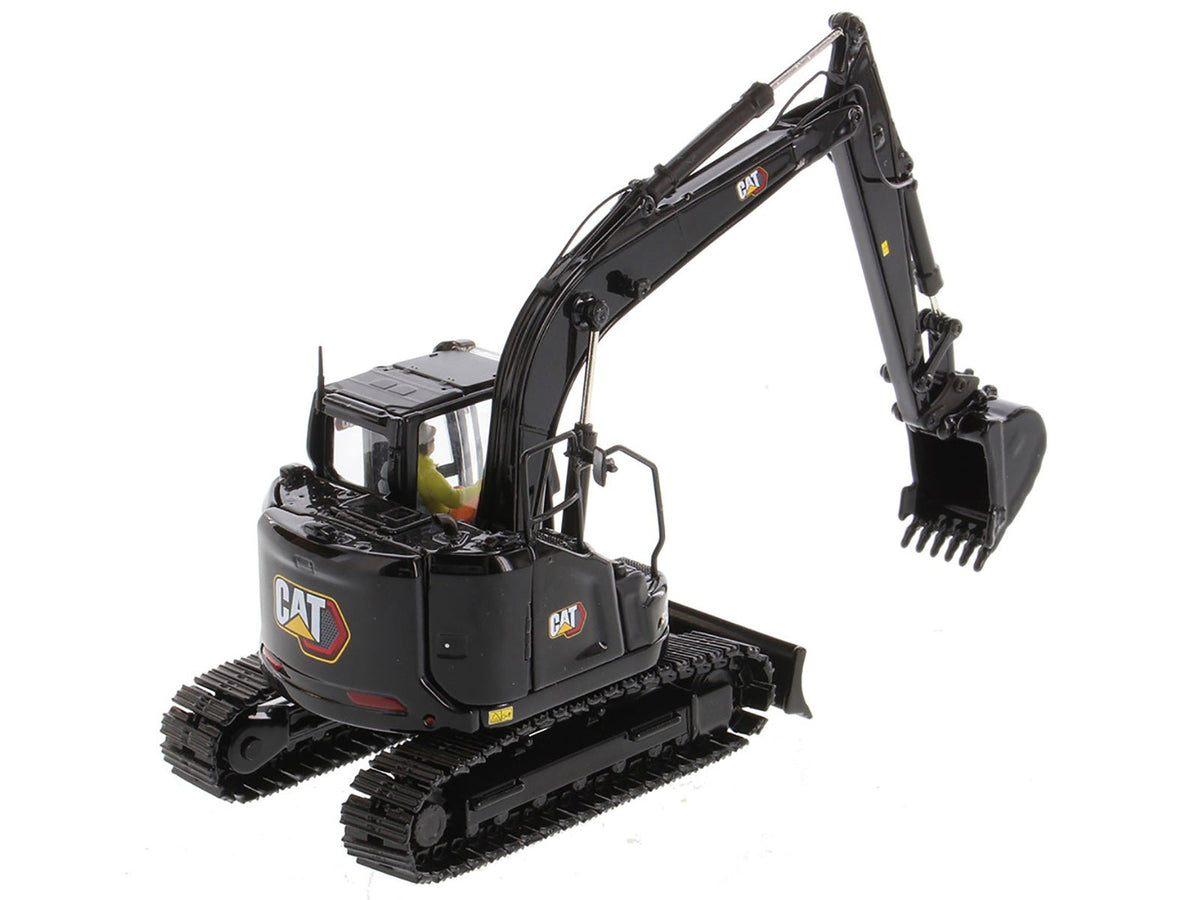 CAT Caterpillar 315 Track Type Hydraulic Excavator Special Black Finish with Operator "High Line" Series 1/50 Diecast Model by Diecast Masters-Diecast Masters-ModelCars.com