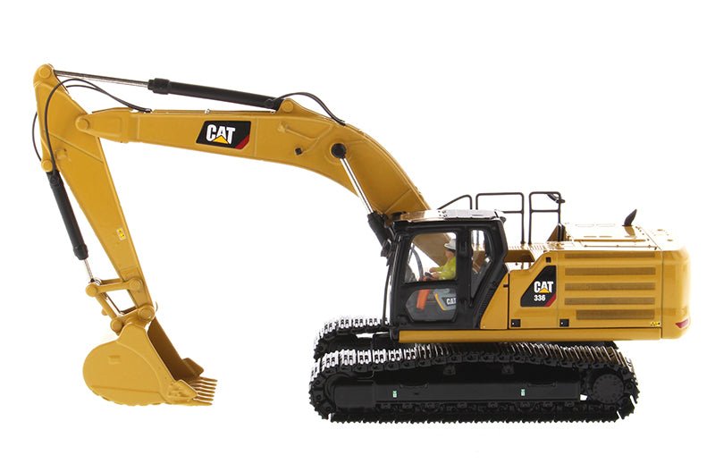 CAT Caterpillar 336 Next Generation Hydraulic Excavator and Operator "High Line" Series 1/50 Diecast Model by Diecast Masters-Diecast Masters-ModelCars.com