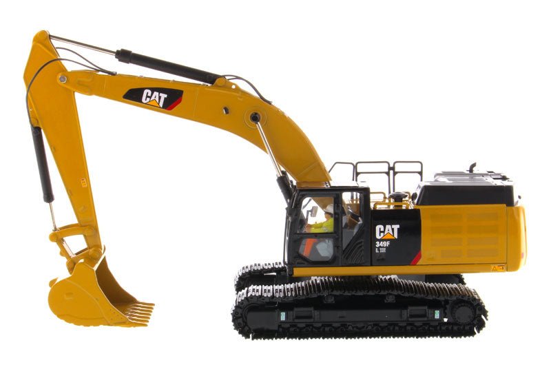 CAT Caterpillar 349F L XE Hydraulic Excavator with Operator "High Line" Series 1/50 Diecast Model by Diecast Masters-Diecast Masters-ModelCars.com