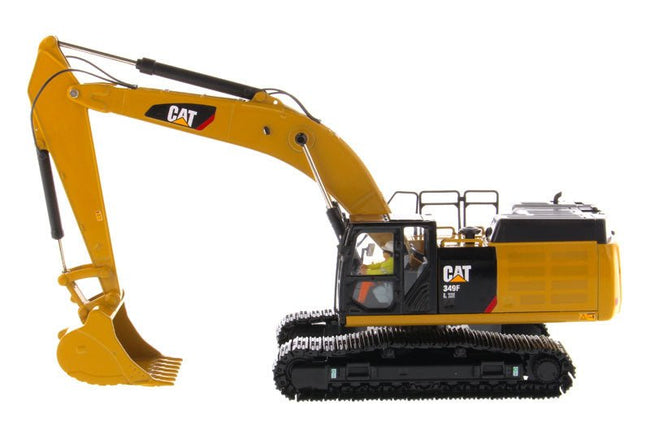 CAT Caterpillar 349F L XE Hydraulic Excavator with Operator "High Line" Series 1/50 Diecast Model by Diecast Masters-Diecast Masters-ModelCars.com
