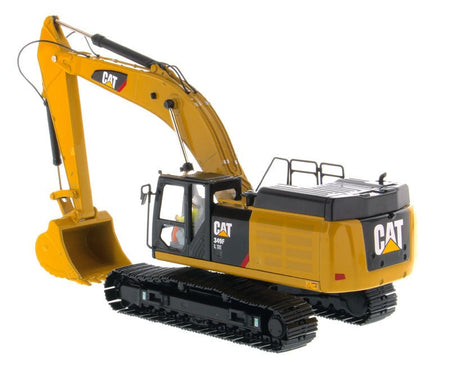 CAT Caterpillar 349F L XE Hydraulic Excavator with Operator "High Line" Series 1/50 Diecast Model by Diecast Masters-Diecast Masters-ModelCars.com