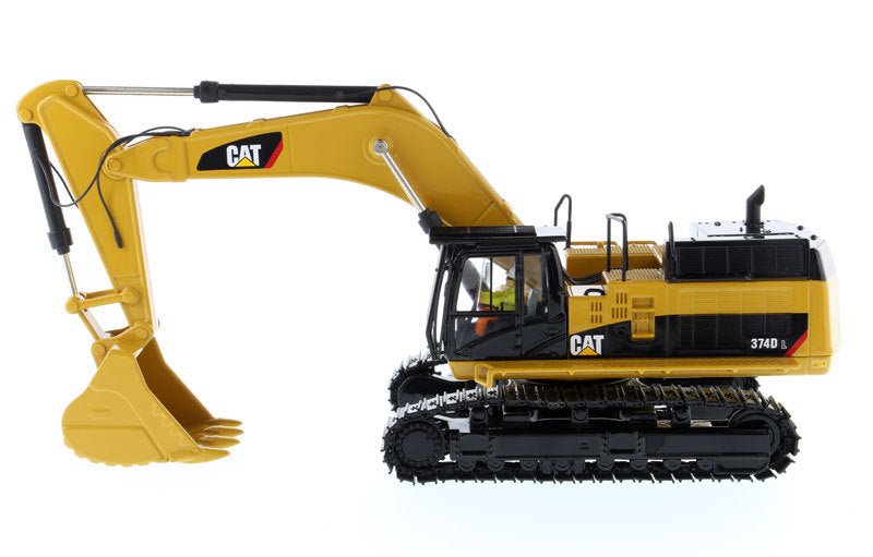 CAT Caterpillar 374D L Hydraulic Excavator with Operator "High Line" Series 1/50 Diecast Model by Diecast Masters-Diecast Masters-ModelCars.com
