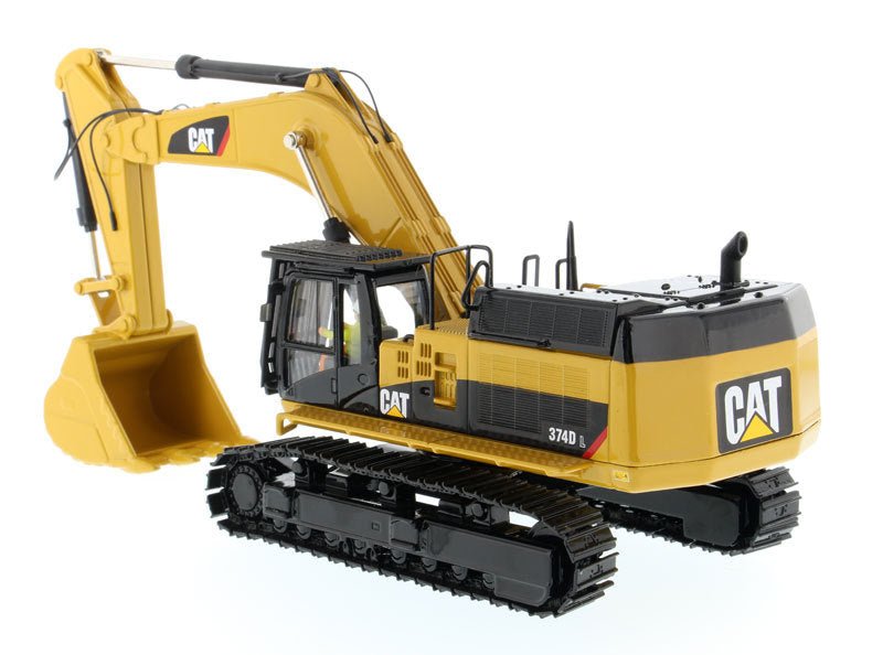CAT Caterpillar 374D L Hydraulic Excavator with Operator "High Line" Series 1/50 Diecast Model by Diecast Masters-Diecast Masters-ModelCars.com
