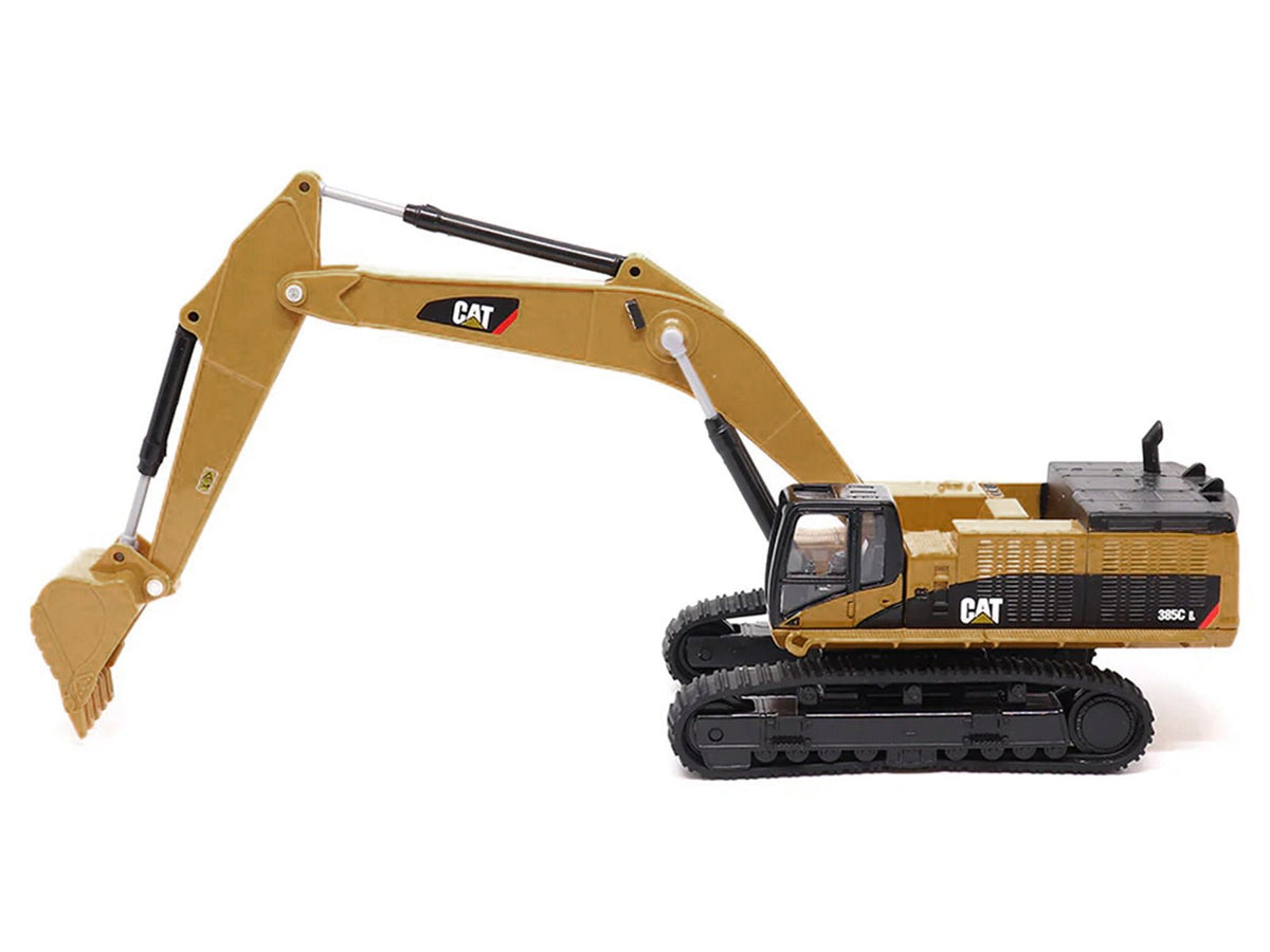 CAT Caterpillar 385C L Hydraulic Excavator Yellow 1/64 Diecast Model by Diecast Masters-Diecast Masters-ModelCars.com