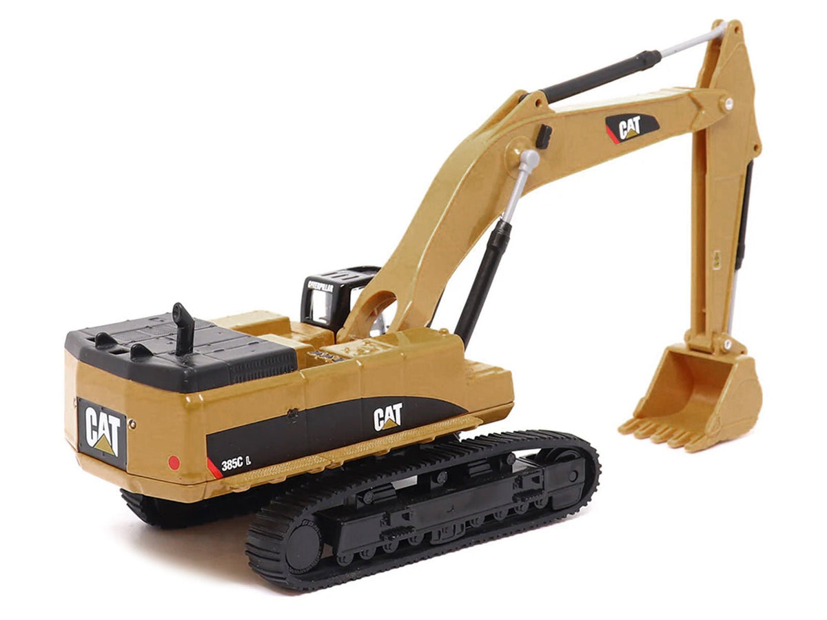 CAT Caterpillar 385C L Hydraulic Excavator Yellow 1/64 Diecast Model by Diecast Masters-Diecast Masters-ModelCars.com