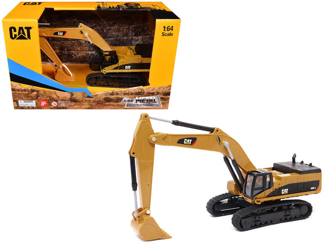 CAT Caterpillar 385C L Hydraulic Excavator Yellow 1/64 Diecast Model by Diecast Masters-Diecast Masters-ModelCars.com