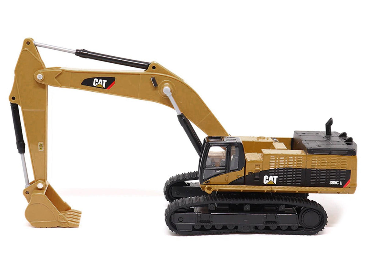 CAT Caterpillar 385C L Hydraulic Excavator Yellow 1/64 Diecast Model by Diecast Masters-Diecast Masters-ModelCars.com