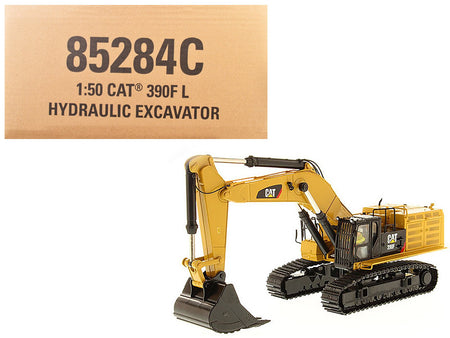 CAT Caterpillar 390F LME Hydraulic Tracked Excavator with Operator "Core Classics" Series 1/50 Diecast Model by Diecast Masters-Diecast Masters-ModelCars.com