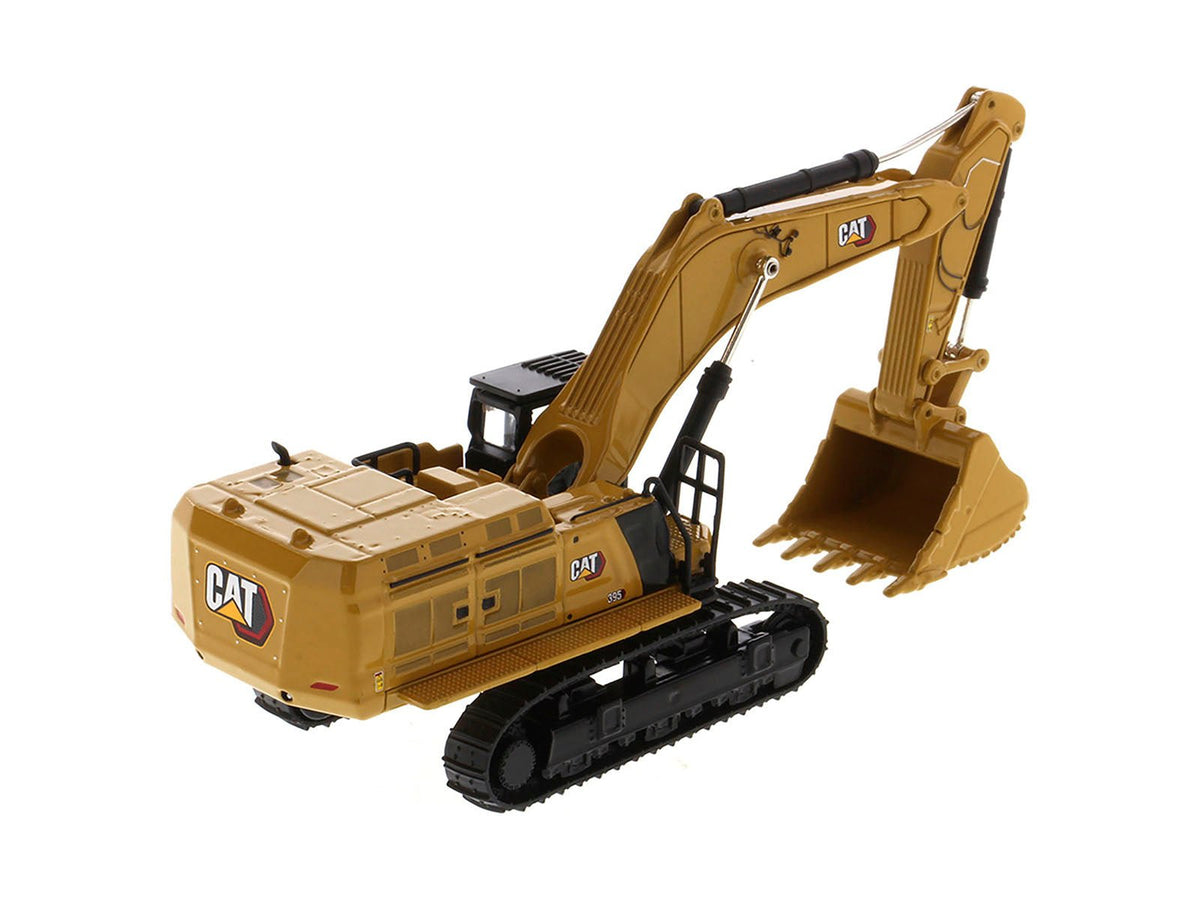 CAT Caterpillar 395 Next-Generation Hydraulic Excavator (Mass Excavation Version) Yellow "High Line Series" 1/87 (HO) Scale Diecast Model by Diecast Masters-Diecast Masters-ModelCars.com