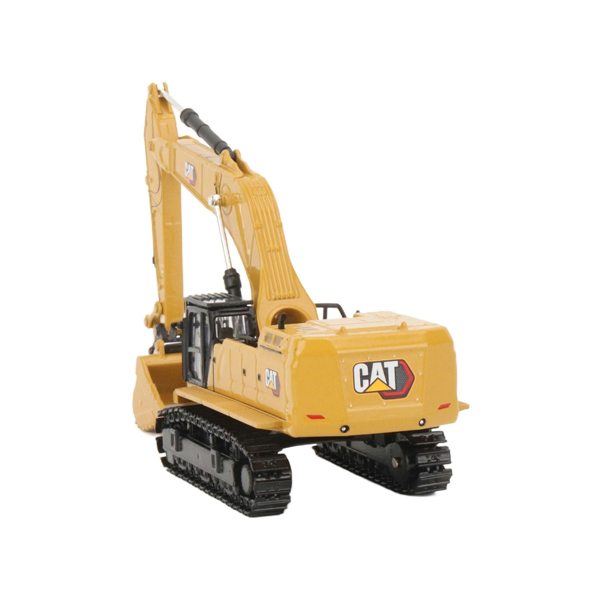CAT Caterpillar 395 Next-Generation Hydraulic Excavator (Mass Excavator Version) Yellow with Additional Tools "High Line Series" 1/87 (HO) Diecast Model by Diecast Masters-Diecast Masters-ModelCars.com