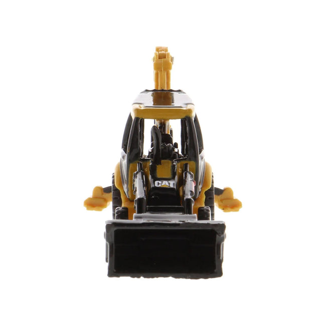 CAT Caterpillar 420E Backhoe Loader Yellow "Micro-Constructor" Series Diecast Model by Diecast Masters-Diecast Masters-ModelCars.com