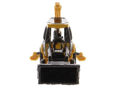 CAT Caterpillar 420E Backhoe Loader Yellow "Micro-Constructor" Series Diecast Model by Diecast Masters-Diecast Masters-ModelCars.com
