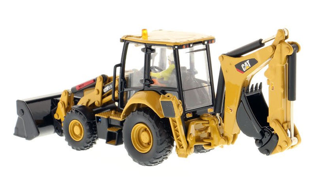 CAT Caterpillar 420F2 IT Backhoe Loader with Operator "High Line Series" 1/50 Diecast Model by Diecast Masters-Diecast Masters-ModelCars.com