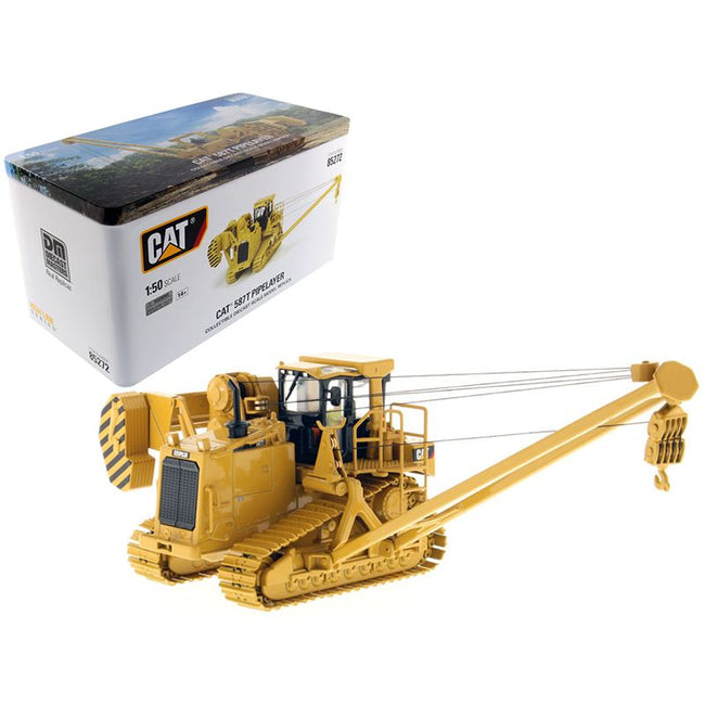 CAT Caterpillar 587T Pipelayer with Operator "High Line Series" 1/50 Diecast Model by Diecast Masters-Diecast Masters-ModelCars.com