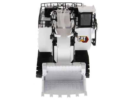 CAT Caterpillar 6060 Hydraulic Mining Front Shovel Coal Configuration White "High Line Series" 1/87 (HO) Scale Diecast Model by Diecast Masters-Diecast Masters-ModelCars.com