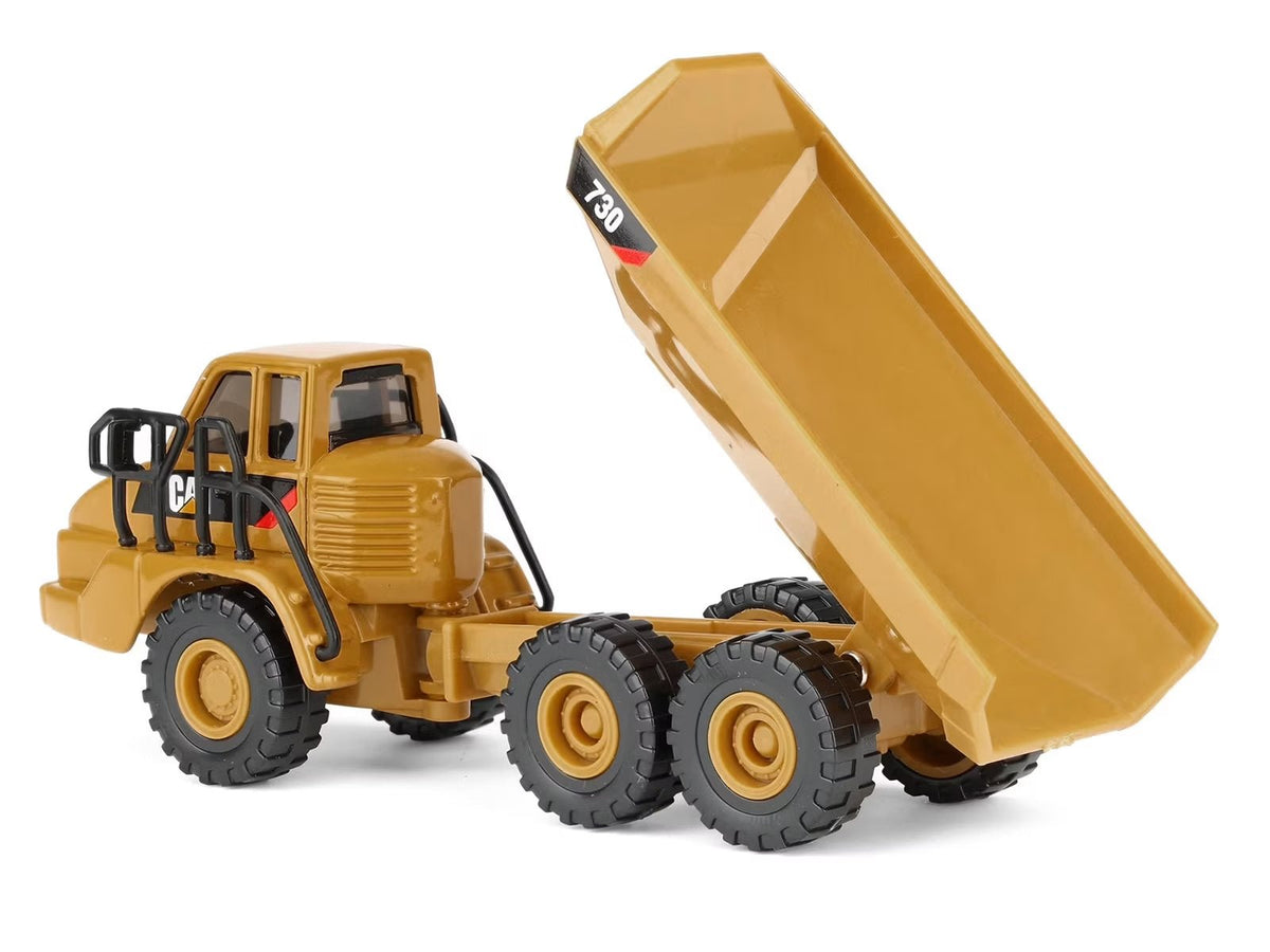 CAT Caterpillar 730 Articulated Truck Yellow 1/87 (HO) Diecast Model by Diecast Masters-Diecast Masters-ModelCars.com