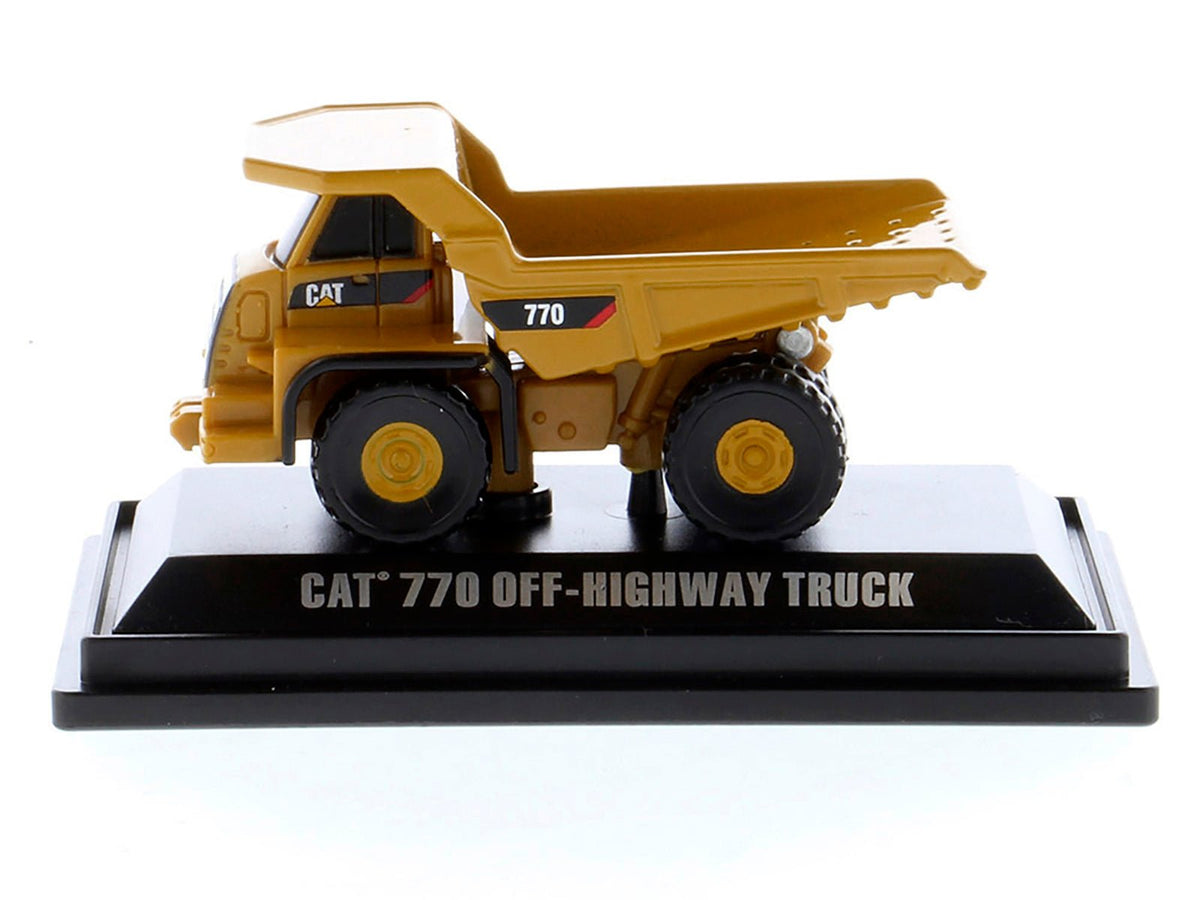 CAT Caterpillar 770 Off–Highway Truck Yellow "Micro-Constructor" Series Diecast Model by Diecast Masters-Diecast Masters-ModelCars.com