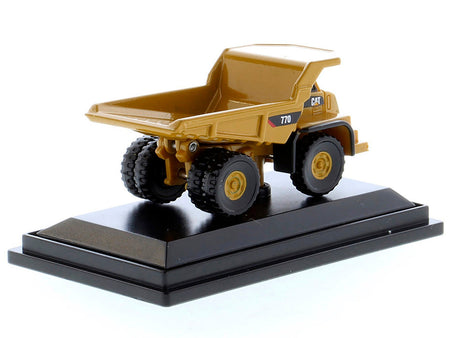 CAT Caterpillar 770 Off–Highway Truck Yellow "Micro-Constructor" Series Diecast Model by Diecast Masters-Diecast Masters-ModelCars.com