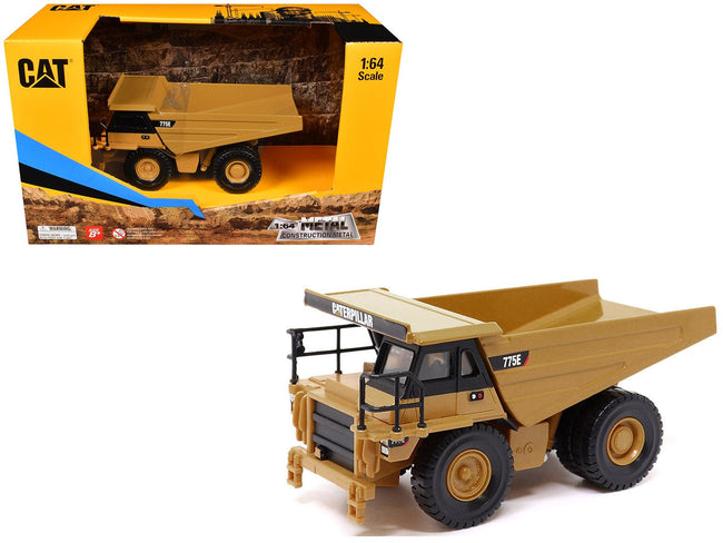 CAT Caterpillar 775E Off-Highway Dump Truck Yellow 1/64 Diecast Model by Diecast Masters-Diecast Masters-ModelCars.com