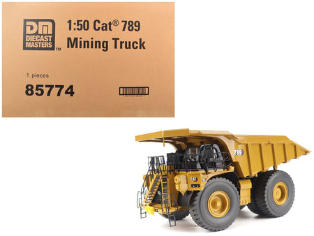 CAT Caterpillar 789 Mining Truck Yellow "High Line" Series 1/50 Diecast Model by Diecast Masters-Diecast Masters-ModelCars.com