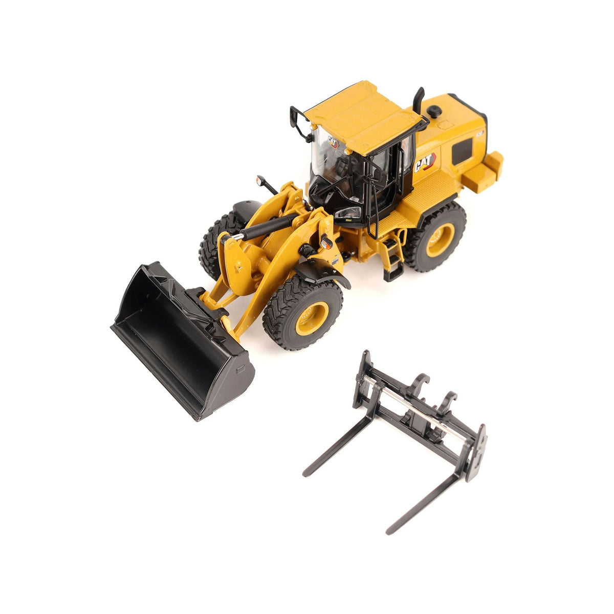 CAT Caterpillar 930 Wheel Loader with Operator Yellow "High Line" Series 1/50 Diecast Model by Diecast Masters-Diecast Masters-ModelCars.com