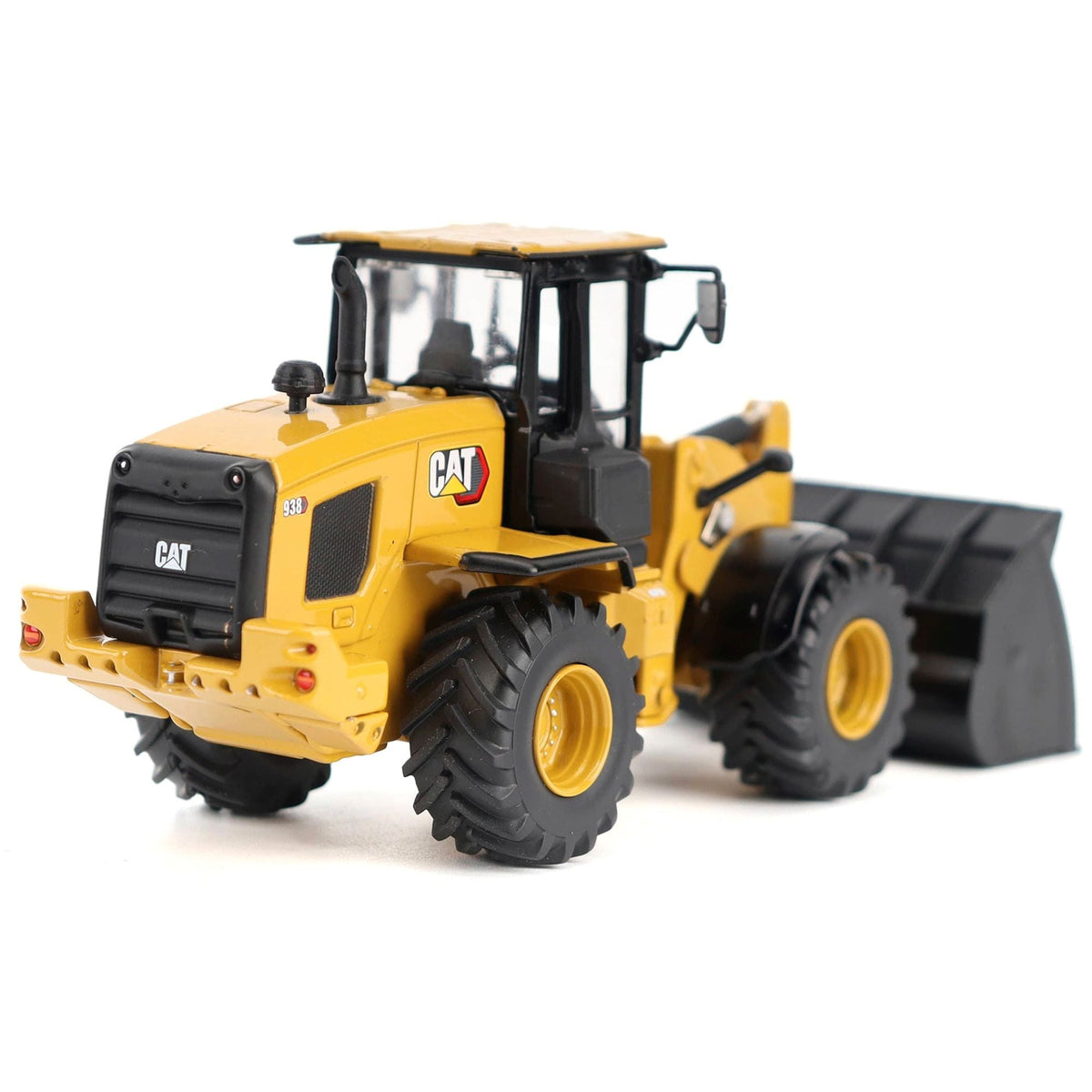 CAT Caterpillar 938 Wheel Loader with Operator Yellow "High Line" Series 1/50 Diecast Model by Diecast Masters-Diecast Masters-ModelCars.com