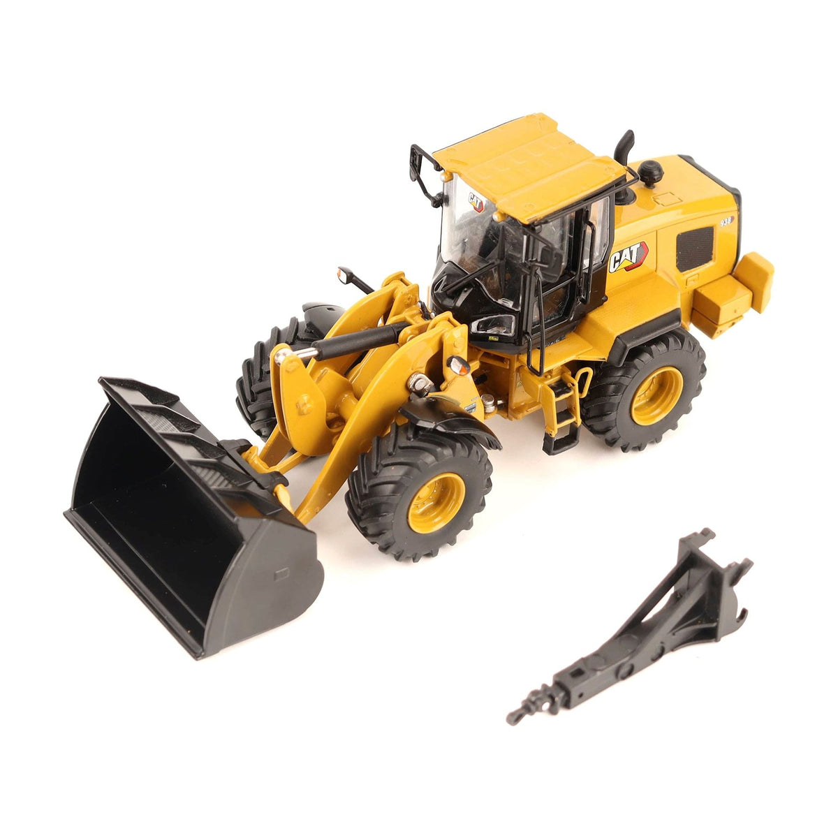 CAT Caterpillar 938 Wheel Loader with Operator Yellow "High Line" Series 1/50 Diecast Model by Diecast Masters-Diecast Masters-ModelCars.com