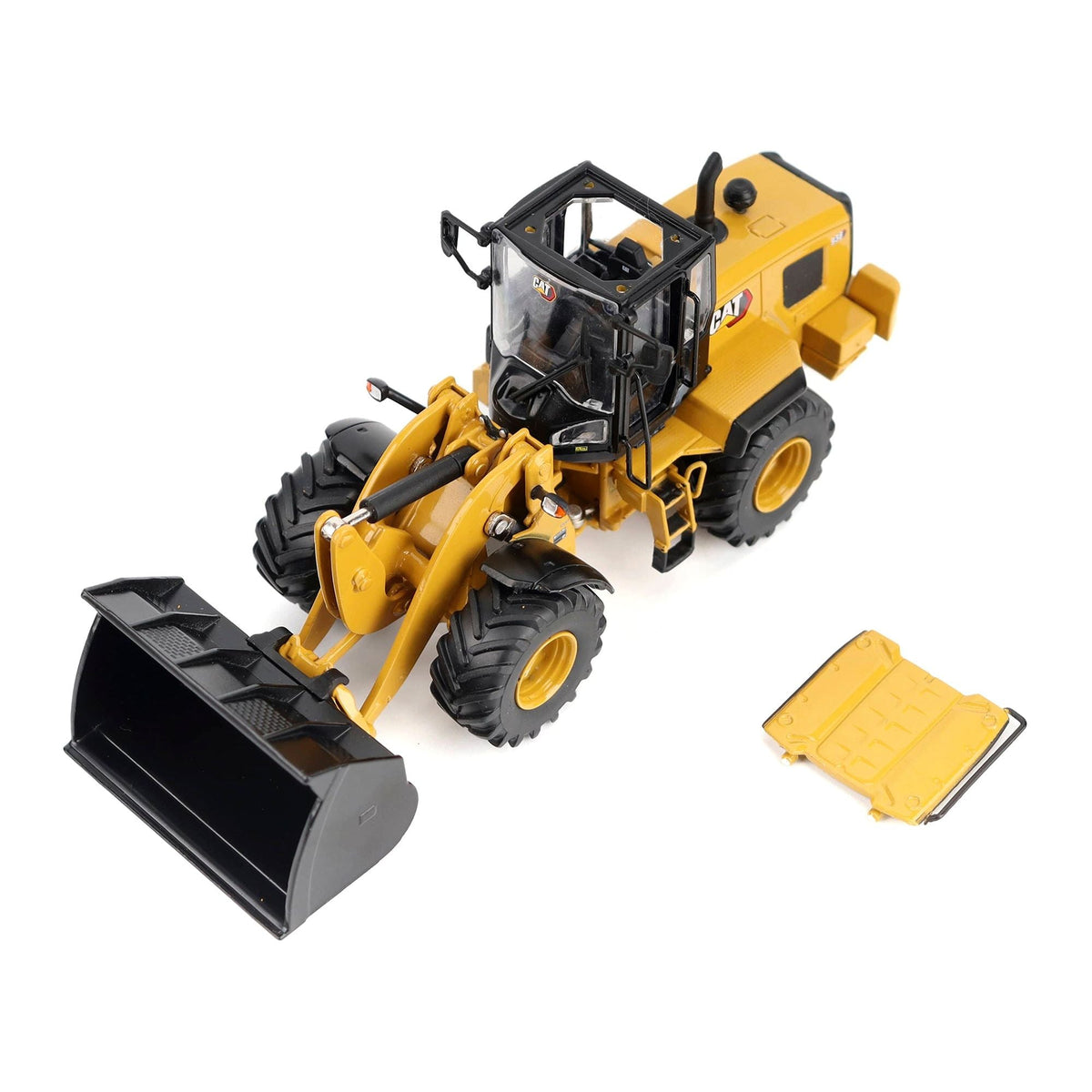 CAT Caterpillar 938 Wheel Loader with Operator Yellow "High Line" Series 1/50 Diecast Model by Diecast Masters-Diecast Masters-ModelCars.com
