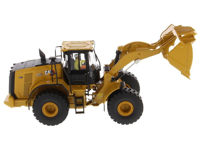 CAT Caterpillar 972 XE Wheel Loader Yellow with Operator "High Line Series" 1/50 Diecast Model by Diecast Masters-Diecast Masters-ModelCars.com
