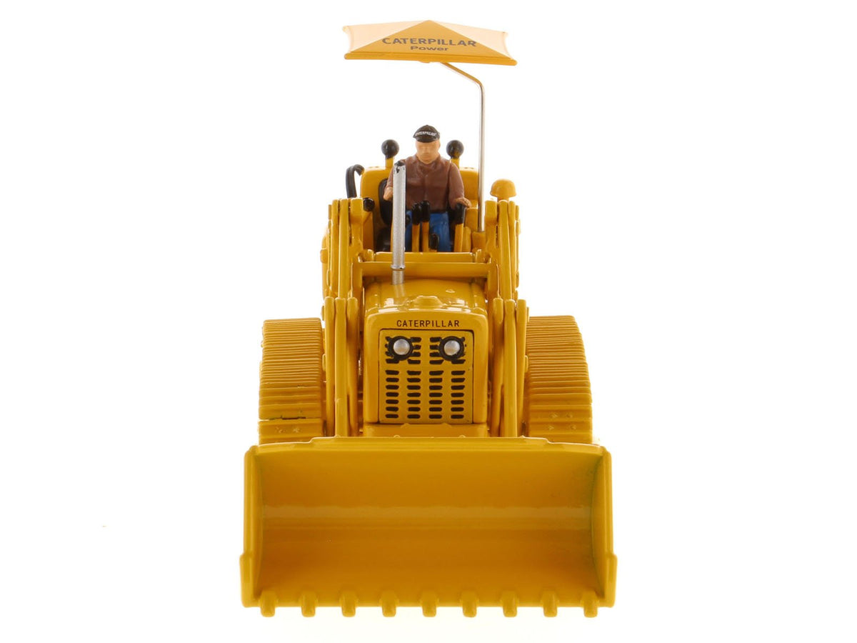 CAT Caterpillar 977D Traxcavator Yellow with Operator "Vintage Series" 1/50 Diecast Model by Diecast Masters-Diecast Masters-ModelCars.com