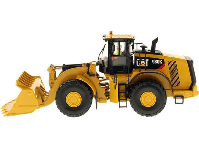 CAT Caterpillar 980K Wheel Loader Rock Configuration with Operator "Core Classics Series" 1/50 Diecast Model by Diecast Masters-Diecast Masters-ModelCars.com