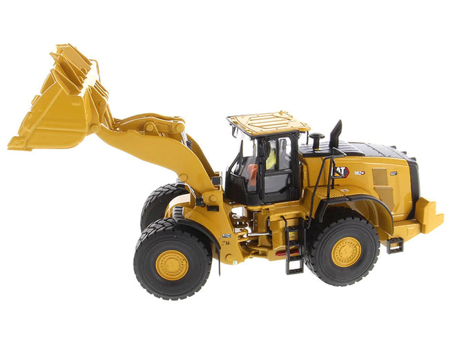 CAT Caterpillar 982 XE Wheel Loader Yellow with Operator "High Line Series" 1/50 Diecast Model by Diecast Masters-Diecast Masters-ModelCars.com