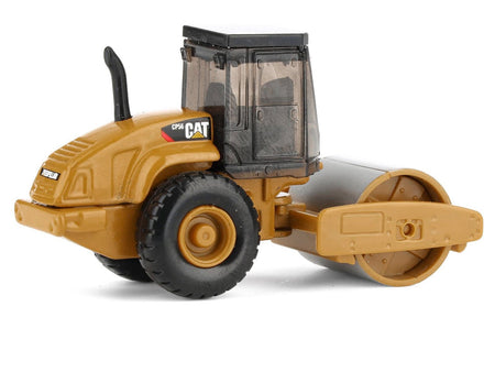 CAT Caterpillar CS56 Roller with Interchangeable Front Attachment Yellow 1/87 (HO) Diecast Model by Diecast Masters-Diecast Masters-ModelCars.com
