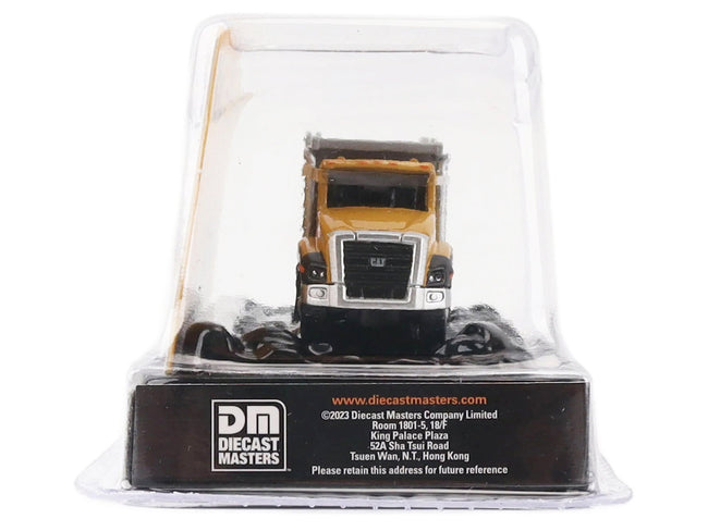 CAT Caterpillar CT660 Dump Truck Yellow "Micro-Constructor" Series Diecast Model by Diecast Masters-Diecast Masters-ModelCars.com