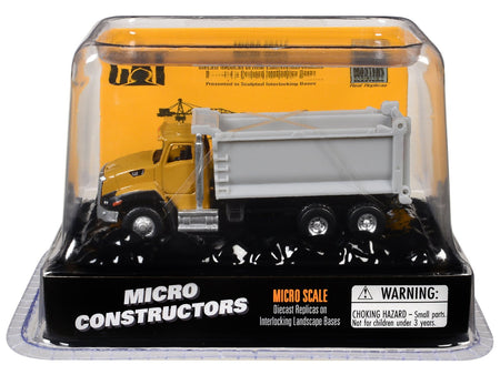 CAT Caterpillar CT660 Dump Truck Yellow "Micro-Constructor" Series Diecast Model by Diecast Masters-Diecast Masters-ModelCars.com