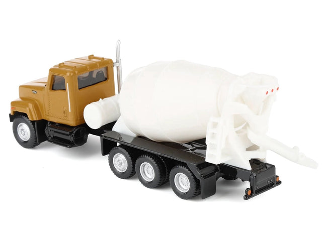 CAT Caterpillar CT681 Concrete Mixer Yellow 1/87 (HO) Diecast Model by Diecast Masters-Diecast Masters-ModelCars.com