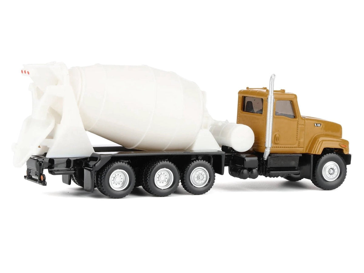 CAT Caterpillar CT681 Concrete Mixer Yellow 1/87 (HO) Diecast Model by Diecast Masters-Diecast Masters-ModelCars.com