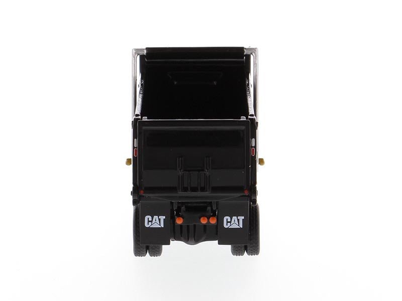 CAT Caterpillar CT681 Dump Truck Yellow and Black "High Line" Series 1/87 (HO) Scale Diecast Model by Diecast Masters-Diecast Masters-ModelCars.com