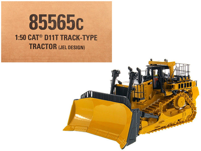 Cat Caterpillar D11T Track Type Tractor Dozer "JEL" Design with Operator "Core Classics" Series 1/50 Diecast Model by Diecast Masters-Diecast Masters-ModelCars.com