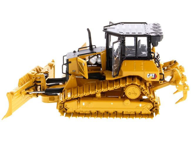 CAT Caterpillar D5 LGP VPAT Track Type Tractor Dozer Yellow with Operator "High Line" Series 1/50 Diecast Model by Diecast Masters-Diecast Masters-ModelCars.com