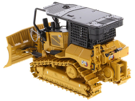CAT Caterpillar D5 XR Fire Suppression Track Type Dozer Yellow "High Line" Series 1/50 Diecast Model by Diecast Masters-Diecast Masters-ModelCars.com