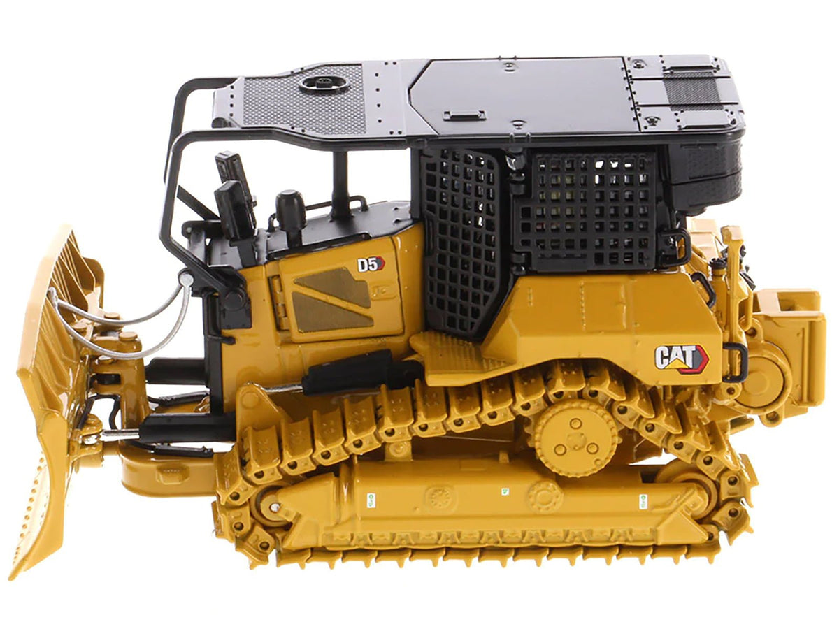 CAT Caterpillar D5 XR Fire Suppression Track Type Dozer Yellow "High Line" Series 1/50 Diecast Model by Diecast Masters-Diecast Masters-ModelCars.com