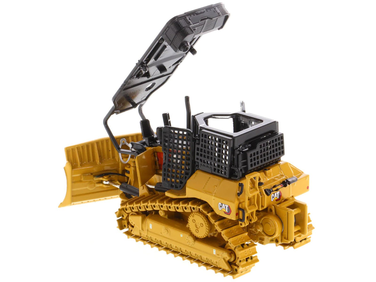 CAT Caterpillar D5 XR Fire Suppression Track Type Dozer Yellow "High Line" Series 1/50 Diecast Model by Diecast Masters-Diecast Masters-ModelCars.com