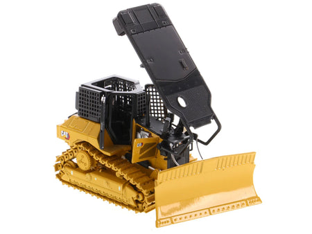 CAT Caterpillar D5 XR Fire Suppression Track Type Dozer Yellow "High Line" Series 1/50 Diecast Model by Diecast Masters-Diecast Masters-ModelCars.com