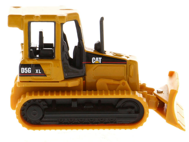CAT Caterpillar D5G XL Track-Type Tractor Yellow "Micro-Constructor" Series Diecast Model by Diecast Masters-Diecast Masters-ModelCars.com