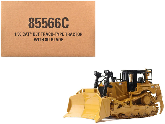 CAT Caterpillar D8T Track Type Tractor with 8U Blade and Operator "Core Classics" Series 1/50 by Diecast Masters-Diecast Masters-ModelCars.com