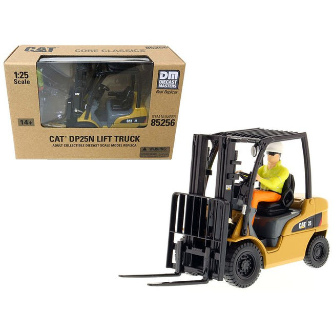 CAT Caterpillar DP25N DP/GP15-35N Range Lift Truck with Operator "Core Classics Series" 1/25 Diecast Model by Diecast Masters-Diecast Masters-ModelCars.com