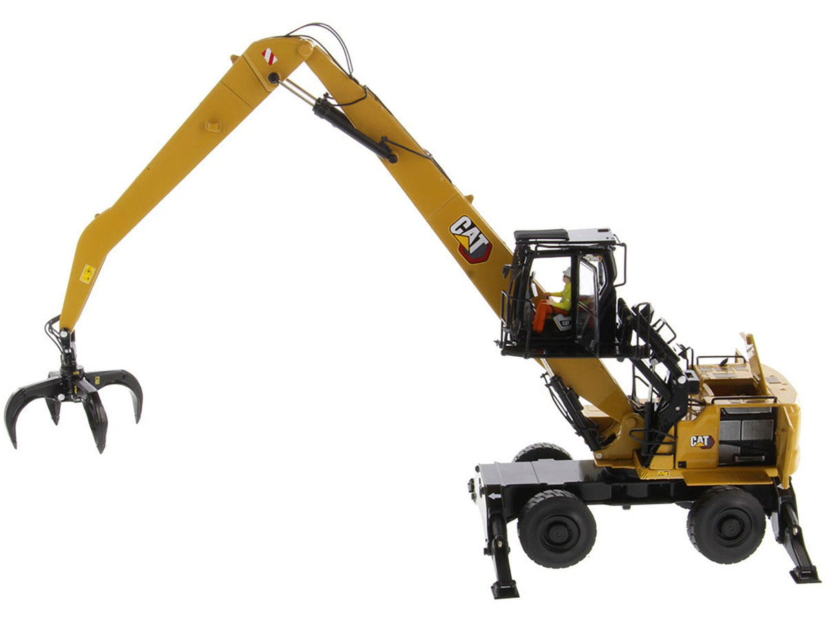 CAT Caterpillar MH3040 Wheel Material Handler with Operator "High Line Series" 1/50 Diecast Model by Diecast Masters-Diecast Masters-ModelCars.com