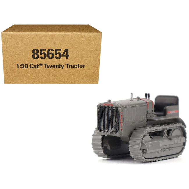 CAT Caterpillar Twenty Tractor Gray "Centennial Series" 1/50 Diecast Model by Diecast Masters-Diecast Masters-ModelCars.com