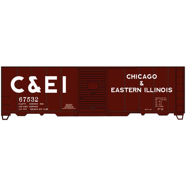 C&EI 40' STEEL BOXCAR - Accurail - ModelCars.com